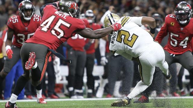 Un joueur gravement blessé s'est produit après huit rondes de matchs de la NFL